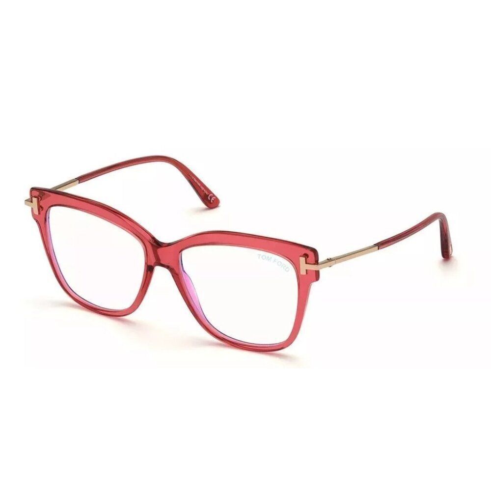 Tom Ford FT5704 FB-066-54 Shiny Red Eyeglasses